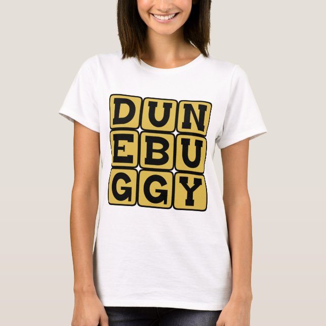 Düne Buggy, Strandverkehr T-Shirt (Vorderseite)