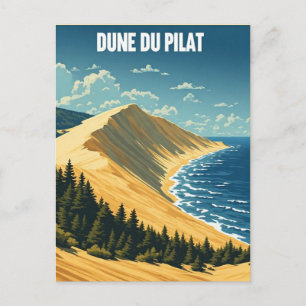 Dune Du Pilat Atlantikküste Frankreich Malerische Postkarte