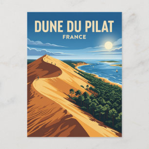 Düne du Pilat Frankreich Postkarte