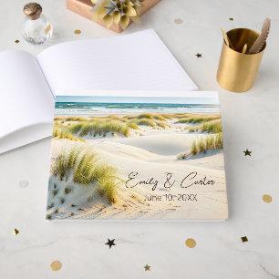 Dune Grass On Beach für Hochzeiten Gästebuch