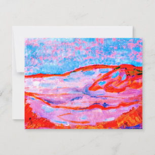 Dune IV farbenfrohe Kunstwerke von Piet Mondrian Karte