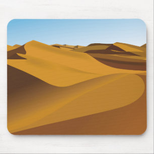 Düne Landschaft Maus Pad / Schreibtischmatte Mousepad