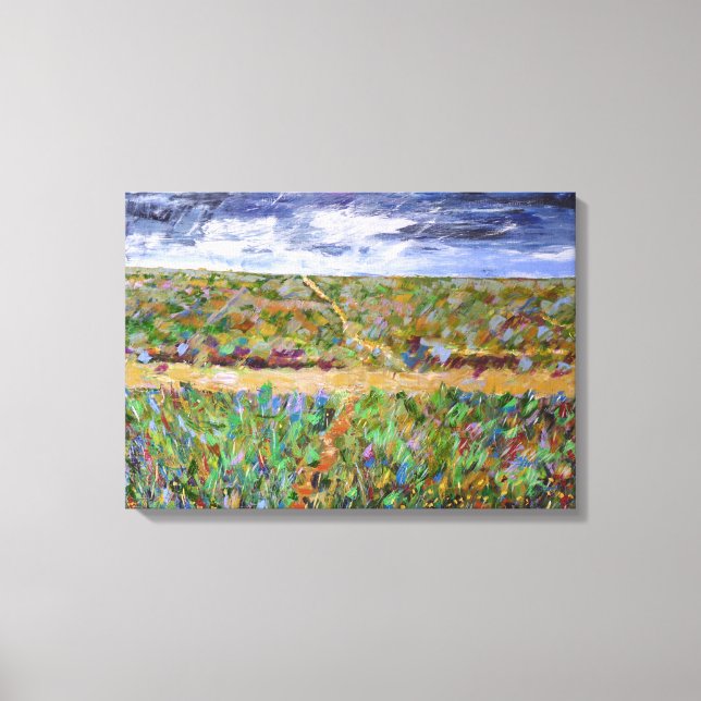 Dune von Bretagne Leinwanddruck (Vorderseite)