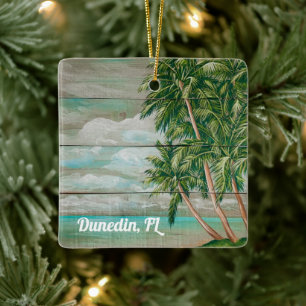 Dunedin, FL Christmas Keramikornament