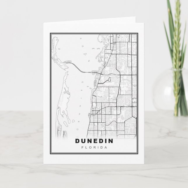 Dunedin Karte (Vorderseite)