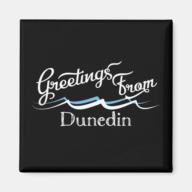 Dunedin Water Waves Magnet (Vorne)