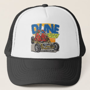 Dünen-Buggy-Spiel im Sand Truckerkappe