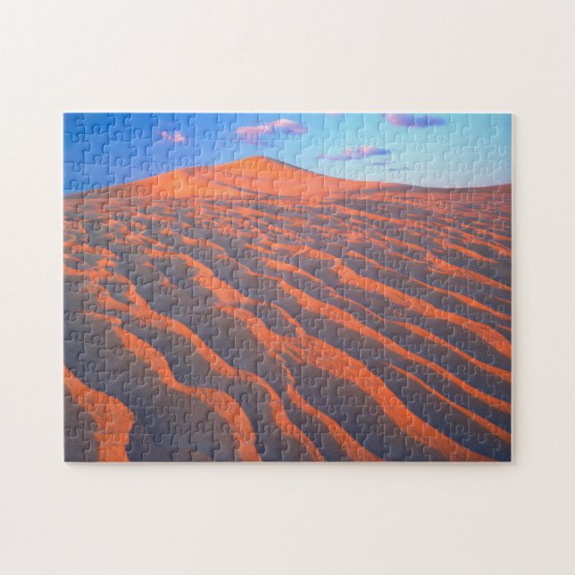 Dünen, Sanddünen und Wolken Puzzle (Horizontal)