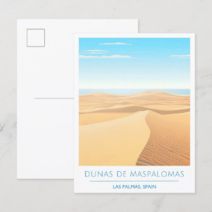 Dünen von Maspalomas Las Palmas Spanien Reise Postkarte