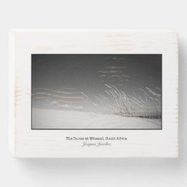 Dünen von Witsand Wall Art Holzkisten Schild