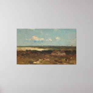 Dünenlandschaft, Johan Hendrik Weissenbruch, Leinwanddruck