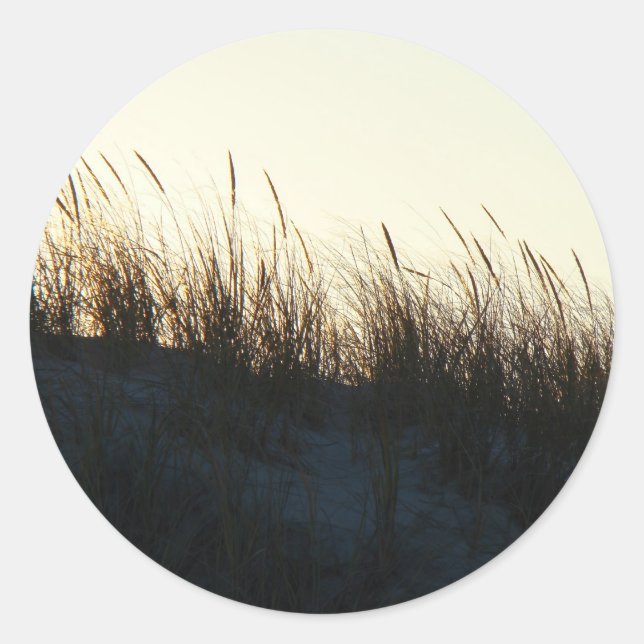 Dunes bei Sundown IBSP NJ Coordinated Items Runder Aufkleber (Vorderseite)