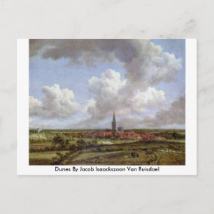 Dunes by Jacob Isaackszoon Van Ruisdael Postkarte