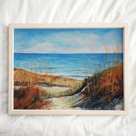Dunes Ocean Fine Art Print Poster