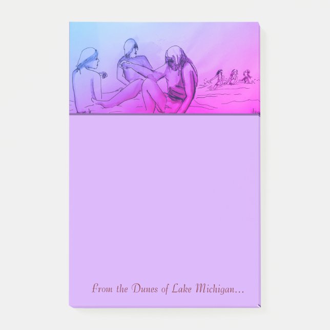 Dunes of Lake MichiganPost-It Notes Post-it Klebezettel (Vorderseite)