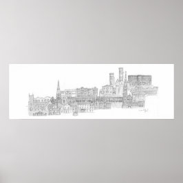 Dungannon Townscape Poster