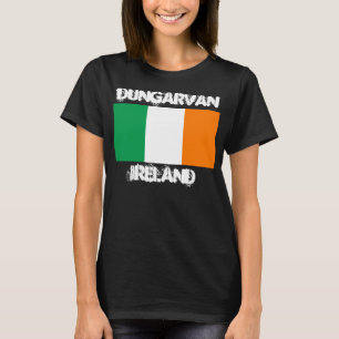 Dungarvan, Irland mit irischer Flagge T-Shirt