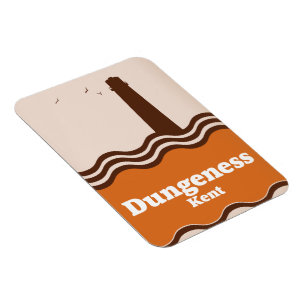 Dungeness Kent Vintages Reiseplakat Magnet