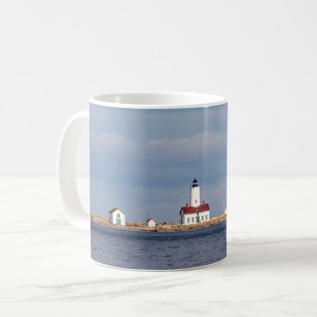 Dungeness Leuchtturm-Tasse Kaffeetasse (Vorderseite Links)
