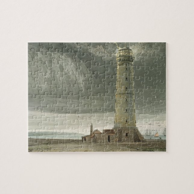 Dungeness Leuchtturm, von 'einer Reise um großes Puzzle (Horizontal)