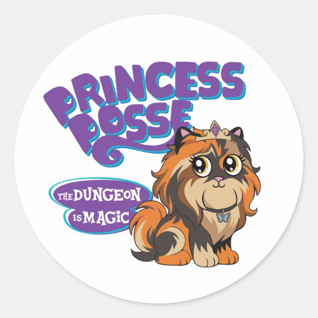 Dungeon Crawler Carl Princess Donut Posse Runder Aufkleber (Vorderseite)