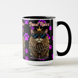 Dungeon Crawler Donut-Löcher Pfotenabdrücke Tasse
