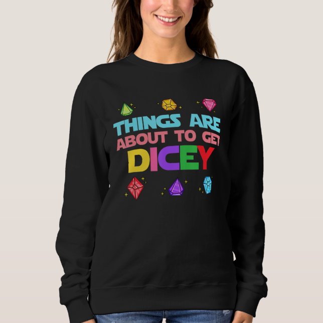 Dungeon Crawler Dragon Master Dings sind im Begrif Sweatshirt (Vorderseite)