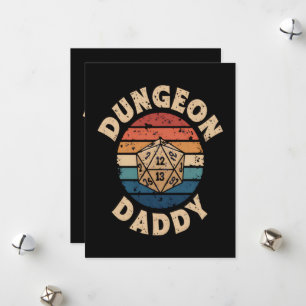 Dungeon Daddy Vatertag Feiertagskarte
