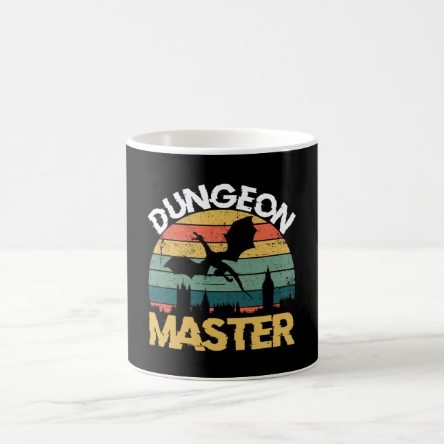 Dungeon Master besonders bunt und lustig Kaffeetasse (Mittel)