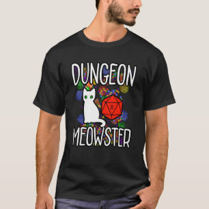 Dungeon Meowster Best Rpg & Cat Lover 2021 T-Shirt