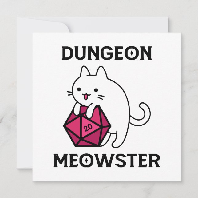 Dungeon Meowster Cat Funny (Vorderseite)