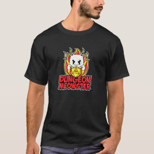 Dungeon Meowster Fantasy Rpg DM Katze Brettspiel T-Shirt