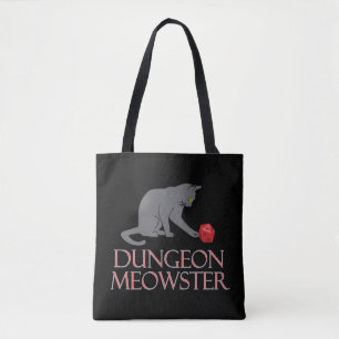 Dungeon Meowster Funny RPG Cat with Dice