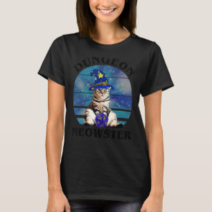 Dungeon Meowster Katze D20 Tabletop-Spieler T-Shirt