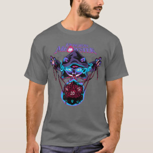 Dungeon Meowster Lustiger Nerd-Gamer-Katze D20able T-Shirt