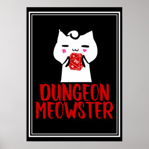 Dungeon Meowster Poster