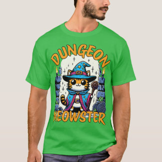 Dungeon Meowster Roleplay Dungeon Master Cat T-Shirt