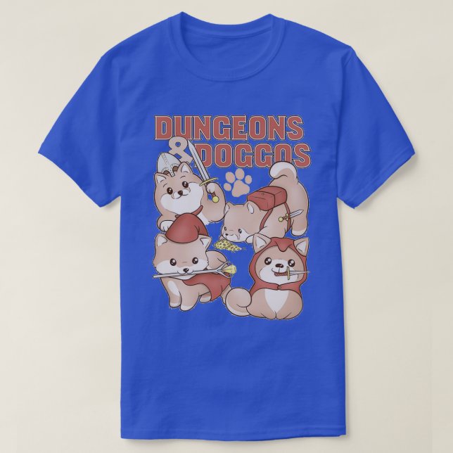 Dungeons amp Doggos T-Shirt (Design vorne)