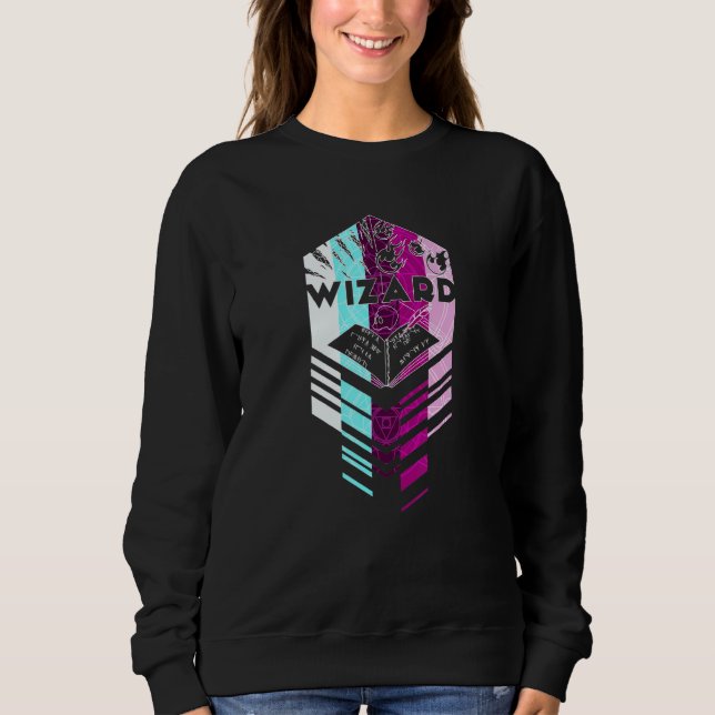 Dungeons D20 Drachen Zauberer Sweatshirt (Vorderseite)