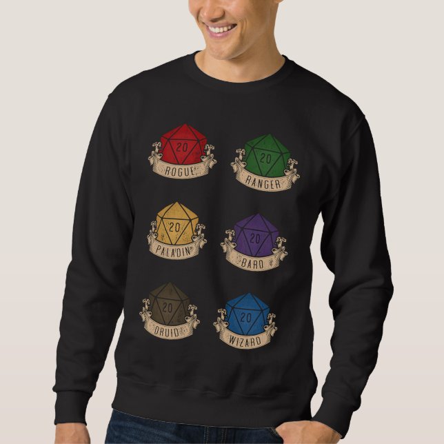 Dungeons Dice RPG Jede gute Geschichte Sweatshirt (Vorderseite)