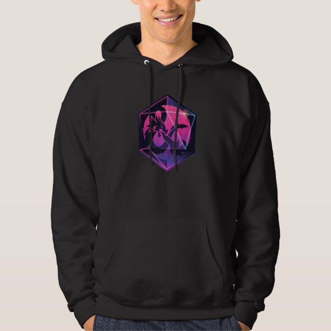 Dungeons & Dragons Ampersand in 3D-Würfeln Hoodie (Vorderseite)