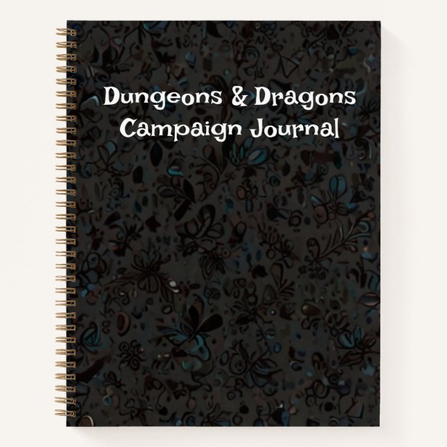 "Dungeons & Dragons Campaign Journal" Notizbuch (Vorderseite)