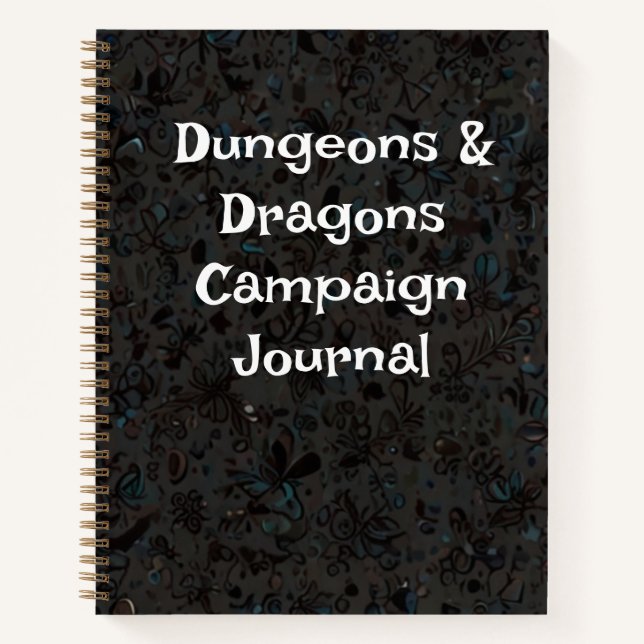 "Dungeons & Dragons Campaign Journal" Notizbuch (Vorderseite)