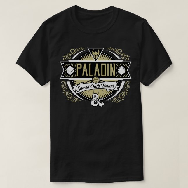 Dungeons & Dragons Paladin Heiliger Oath Bound Pul T-Shirt (Design vorne)