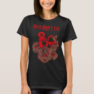 Dungeons & Dragons Rote Würfel lügen nicht T-Shirt