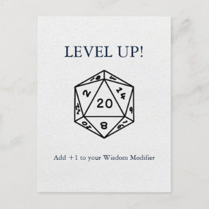 Dungeons & Dragons zum Geburtstag Postkarte