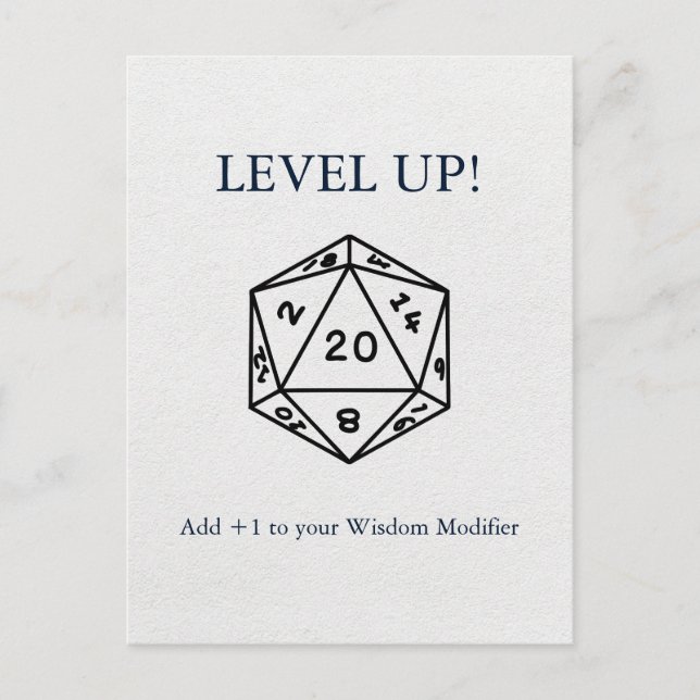 Dungeons & Dragons zum Geburtstag Postkarte (Vorderseite)