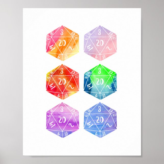 Dungeons und Dragons, D20 Poster (Vorne)