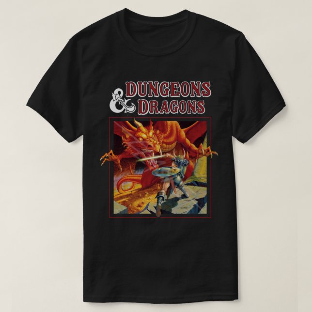 Dungeons und Dragons Dragon Slayer T-Shirt (Design vorne)