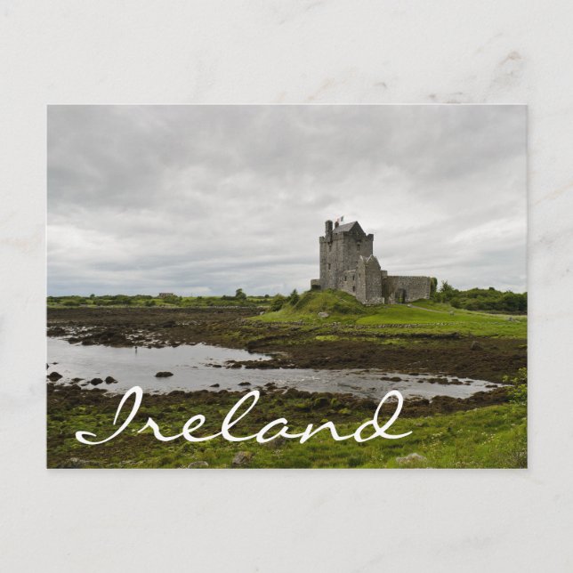 Dunguaire Castle, Irland Text Postkarte (Vorderseite)